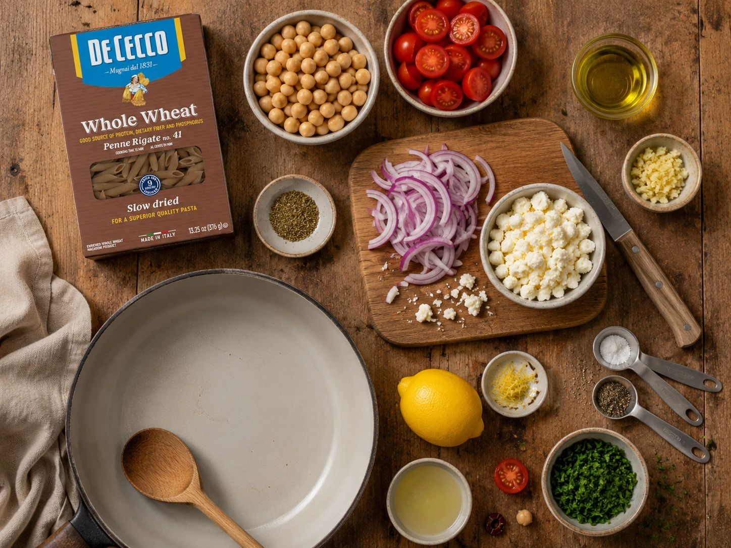 Mediterranean Chickpea Pasta extra view