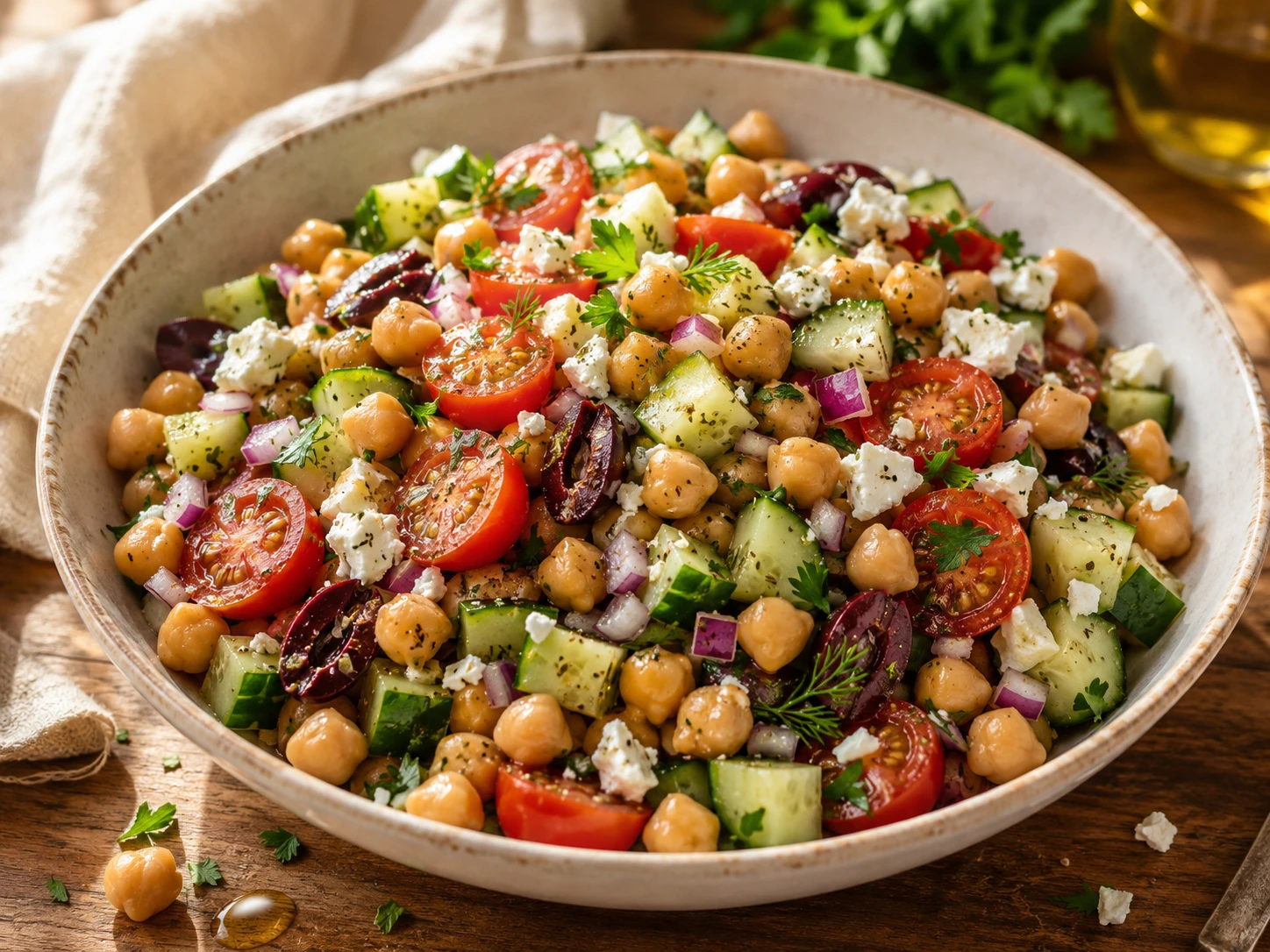 Mediterranean Chickpea Salad