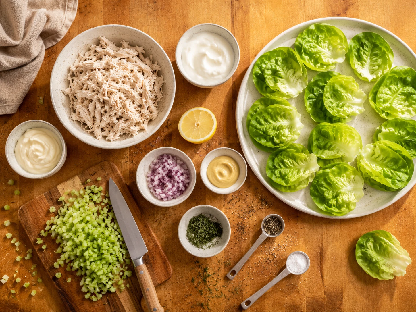Mini Chicken Salad Lettuce Cups extra view