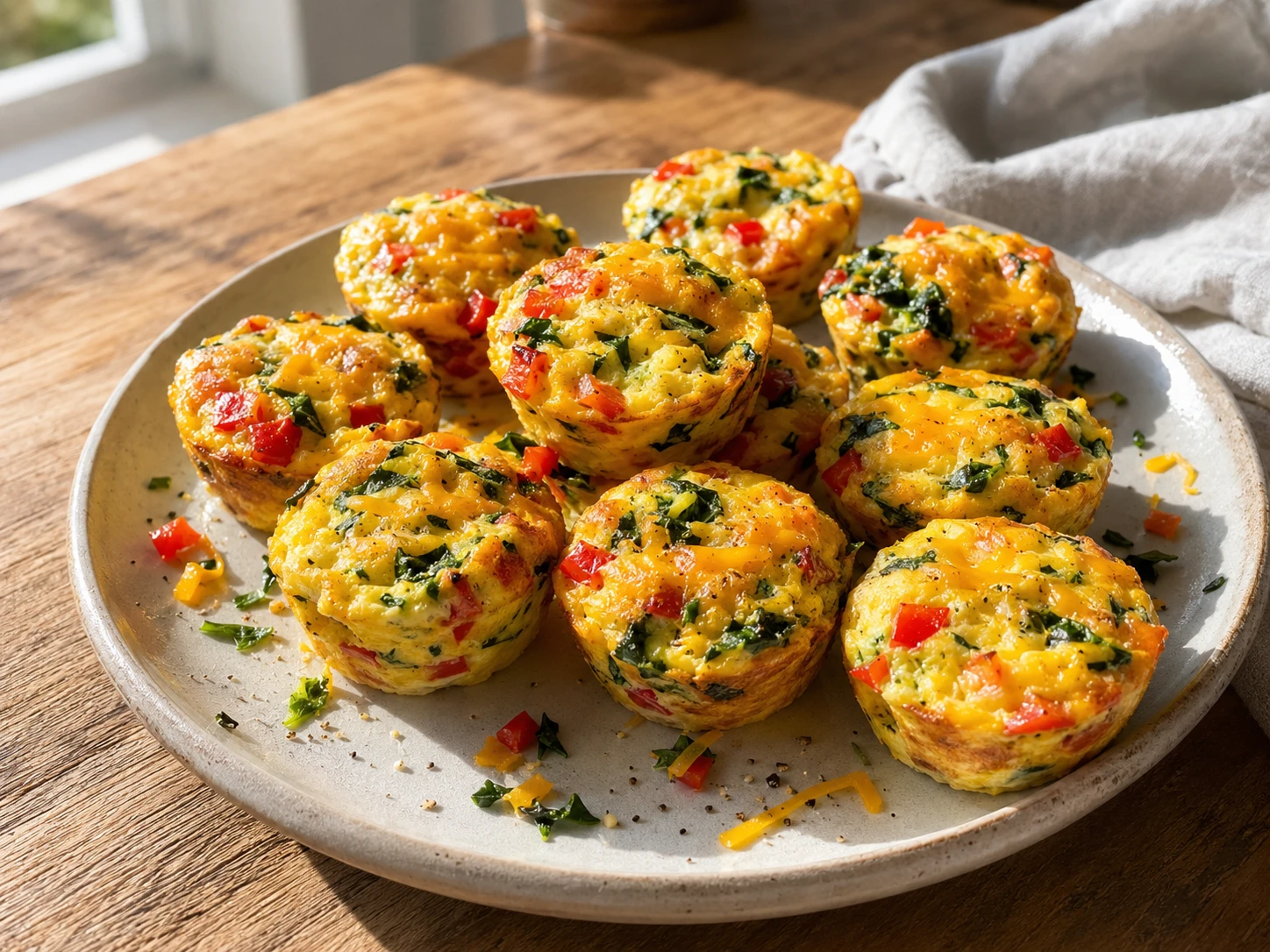 Mini Veggie Egg Bites
