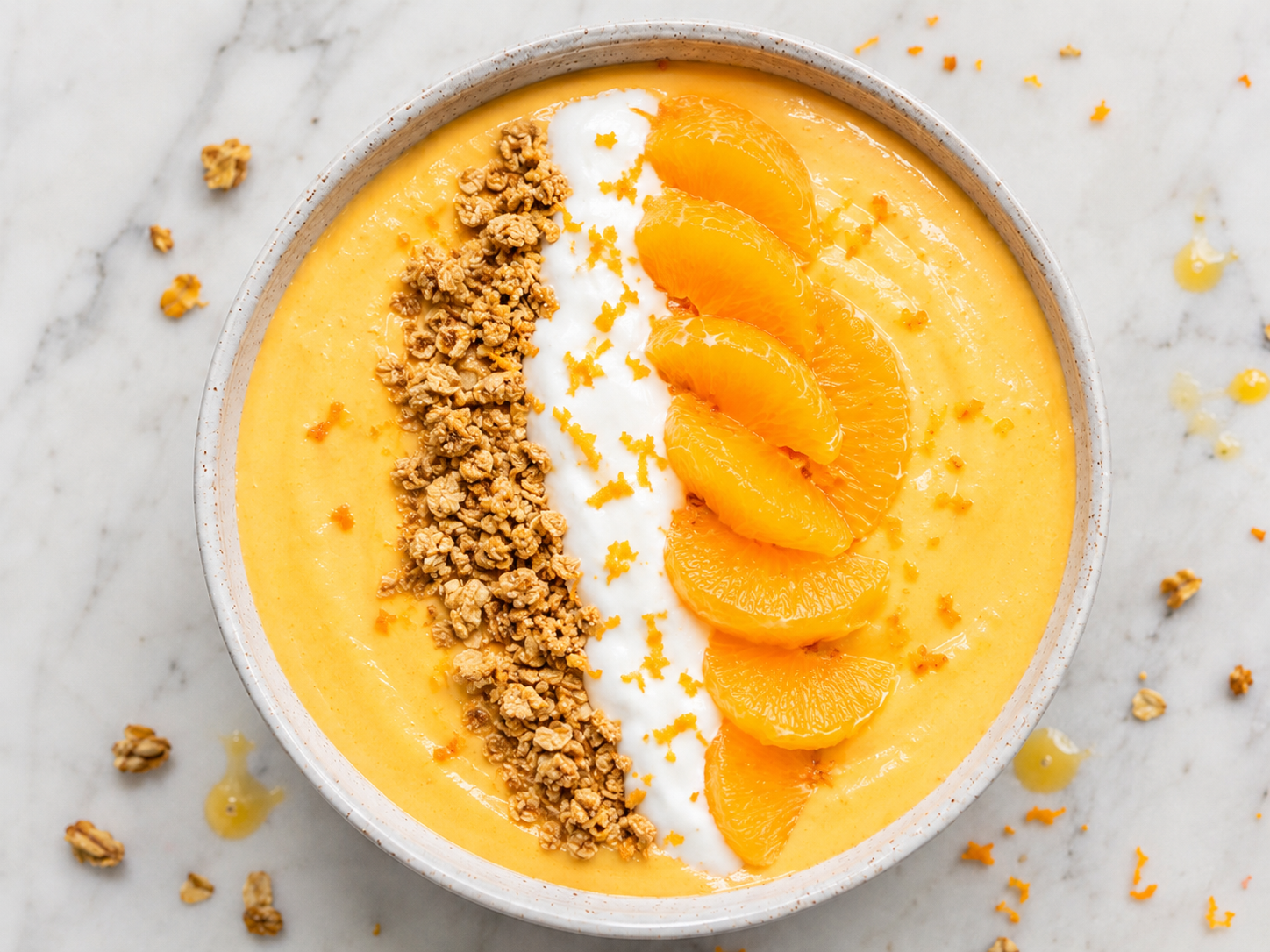 Orange Creamsicle Protein Smoothie Bowl
