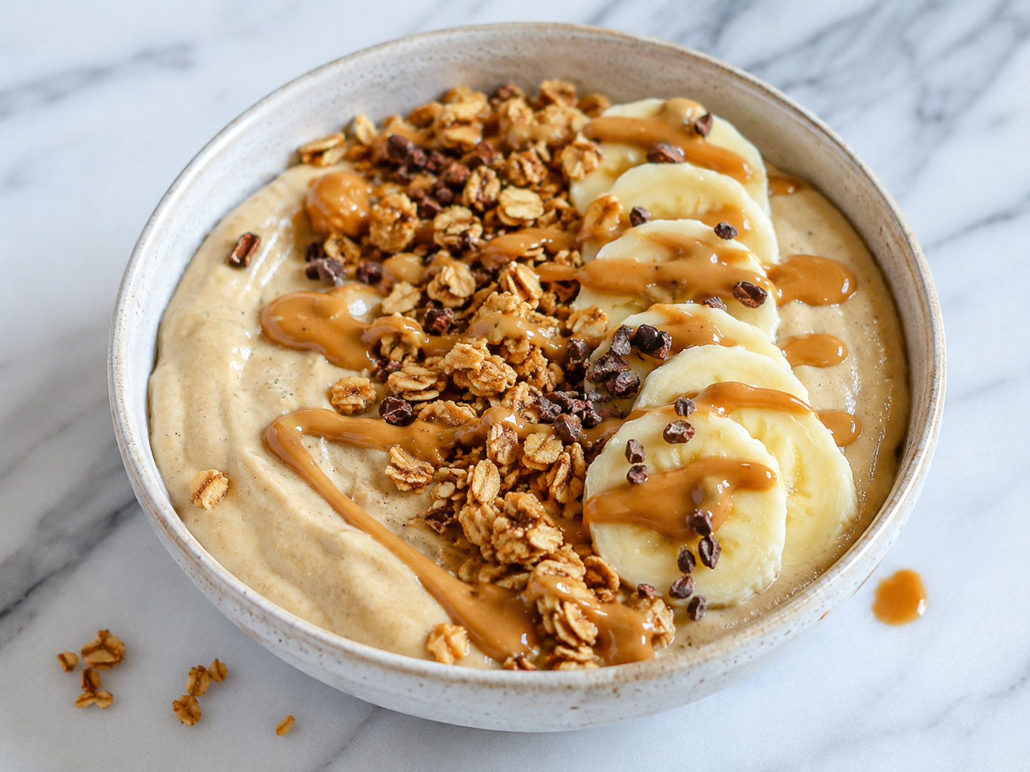 Peanut Butter Banana Smoothie Bowl
