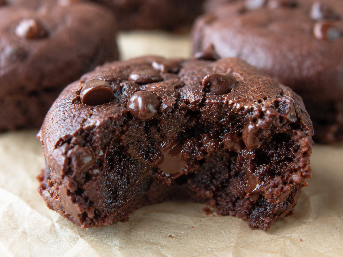 Protein Brownie Bites close up