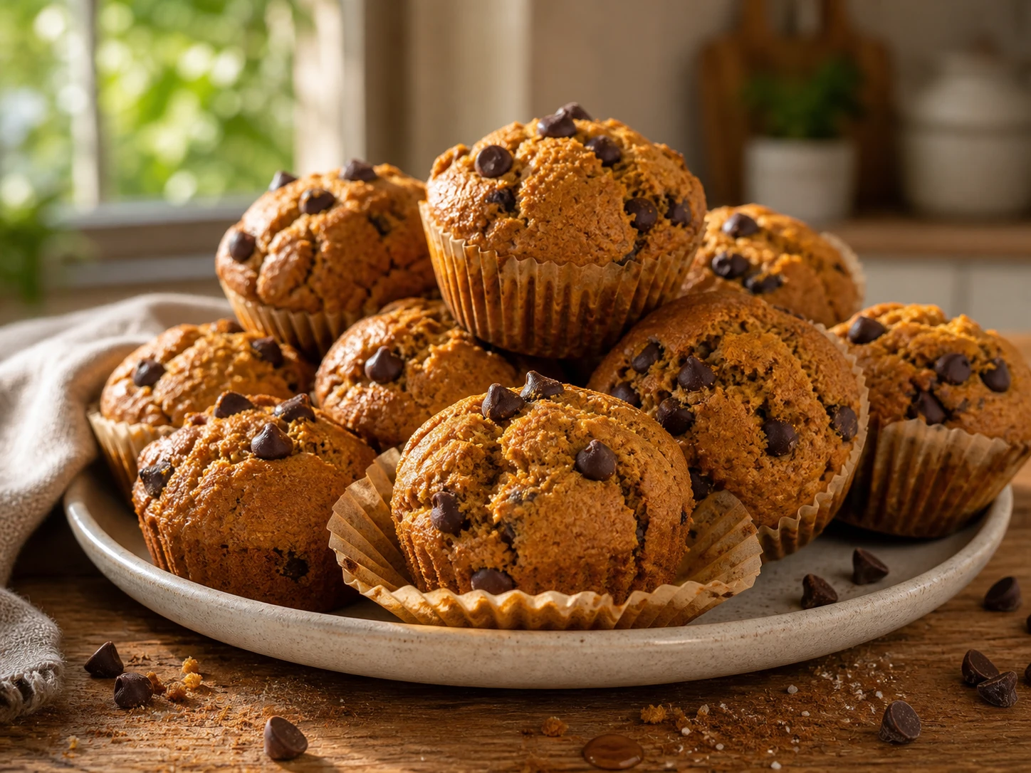 Pumpkin Spice Protein Muffins
