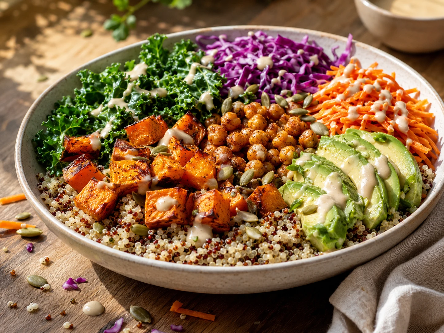 Rainbow Quinoa Buddha Bowl