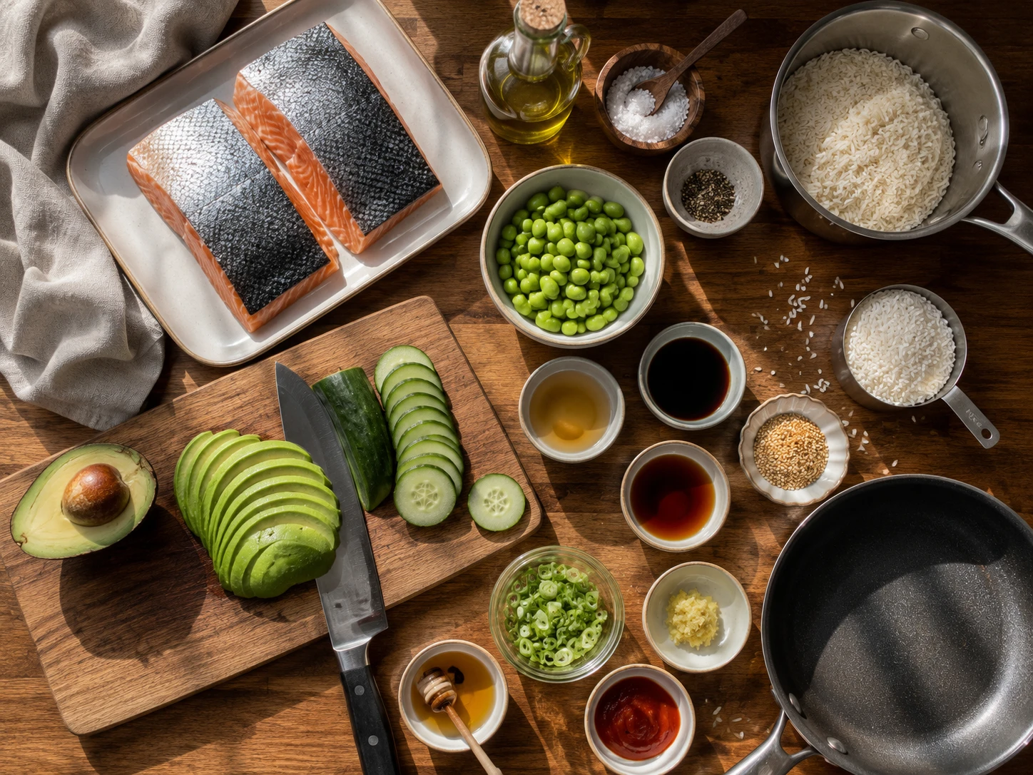 Salmon Avocado Rice Bowl extra view