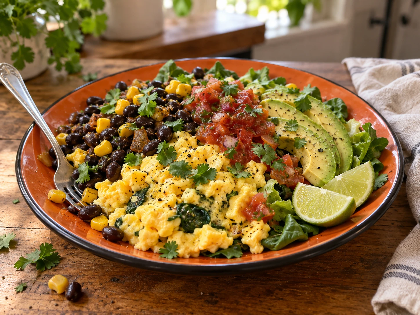 Southwest Black Bean Egg Bowl