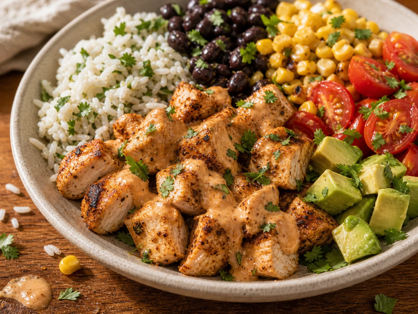 Southwest Chicken Rice Bowl