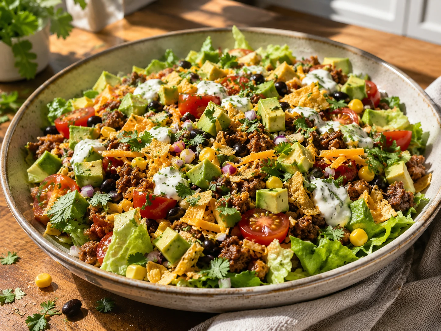 Southwest Turkey Taco Salad
