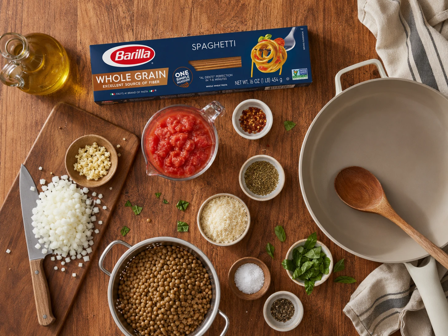 Spicy Tomato Lentil Pasta extra view
