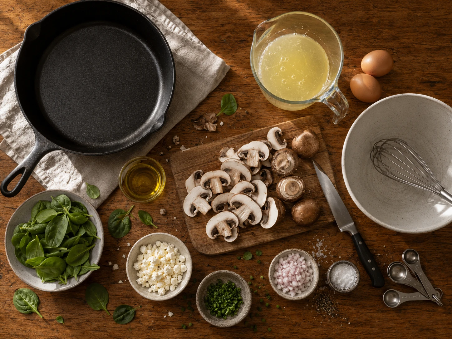 Spinach & Mushroom Egg White Frittata extra view