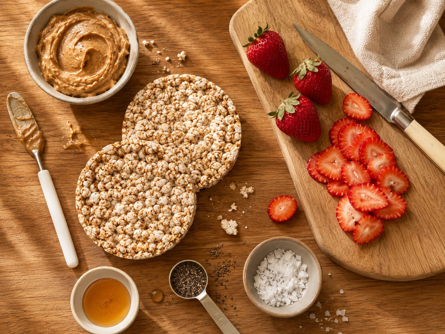 Strawberry Almond Butter Rice Cakes extra view