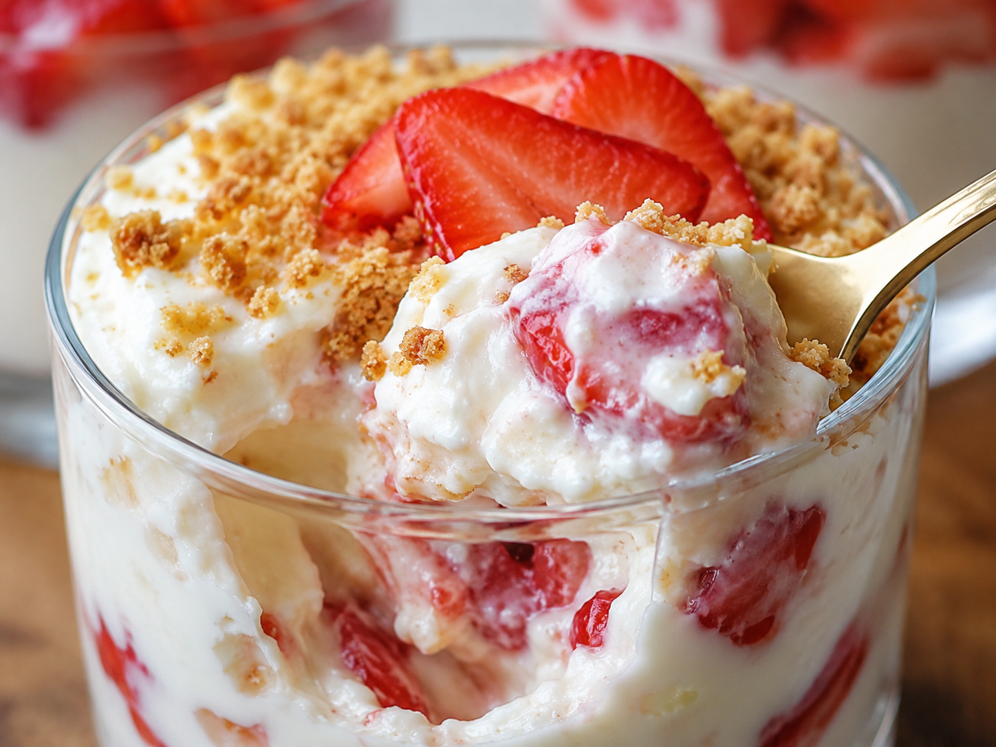 Strawberry Cheesecake Yogurt Cups
