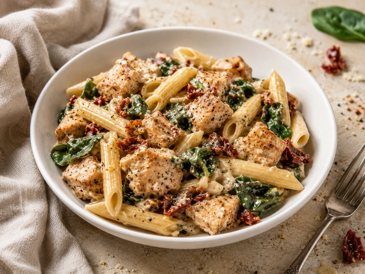 Sun Dried Tomato Chicken Pasta