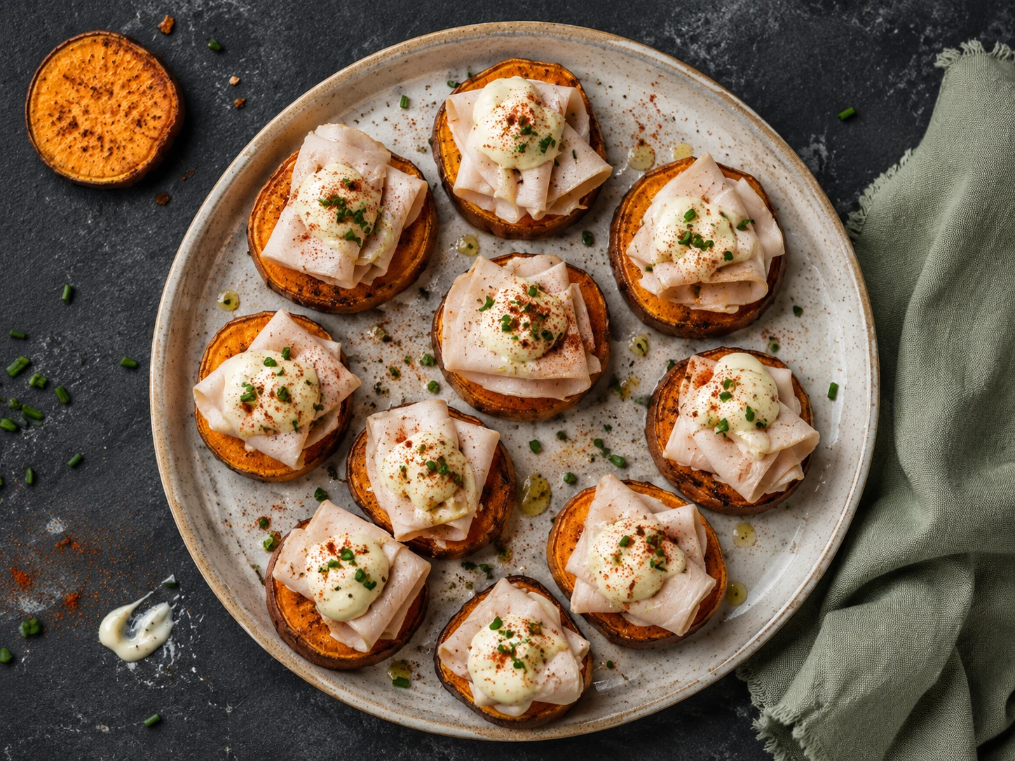 Sweet Potato Turkey Snack Bites