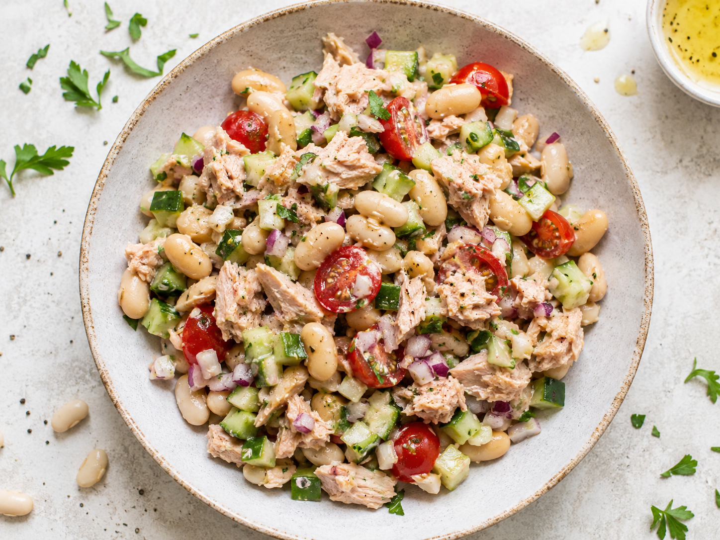 Tuna White Bean Protein Salad