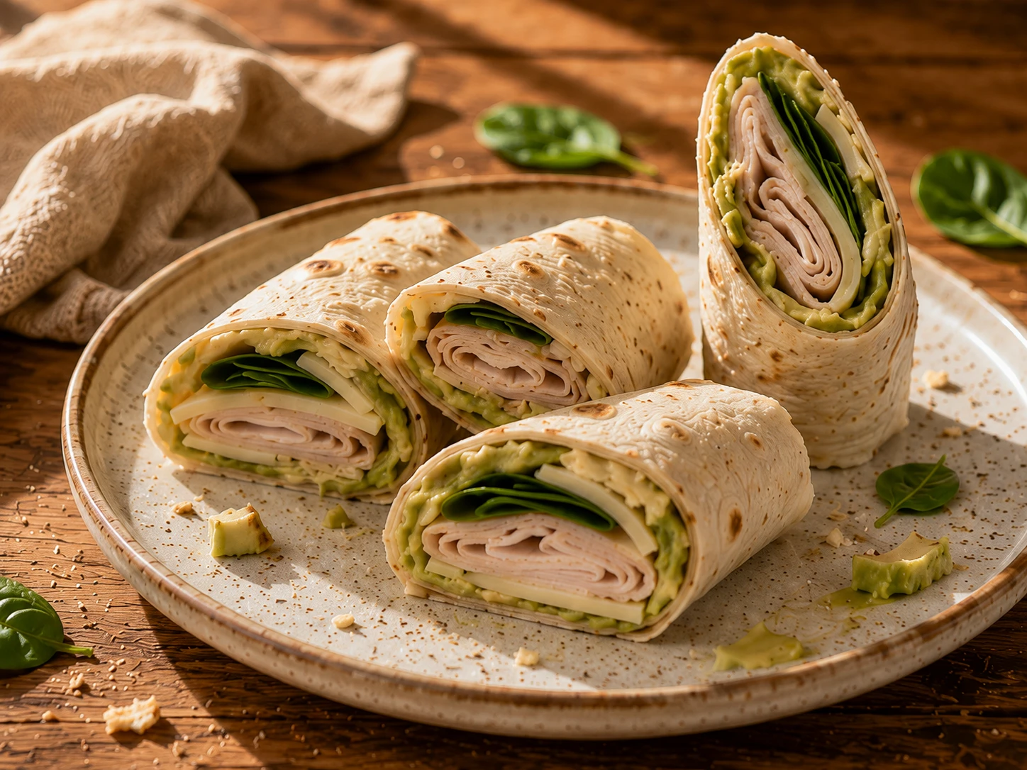 Turkey Avocado Snack Wrap