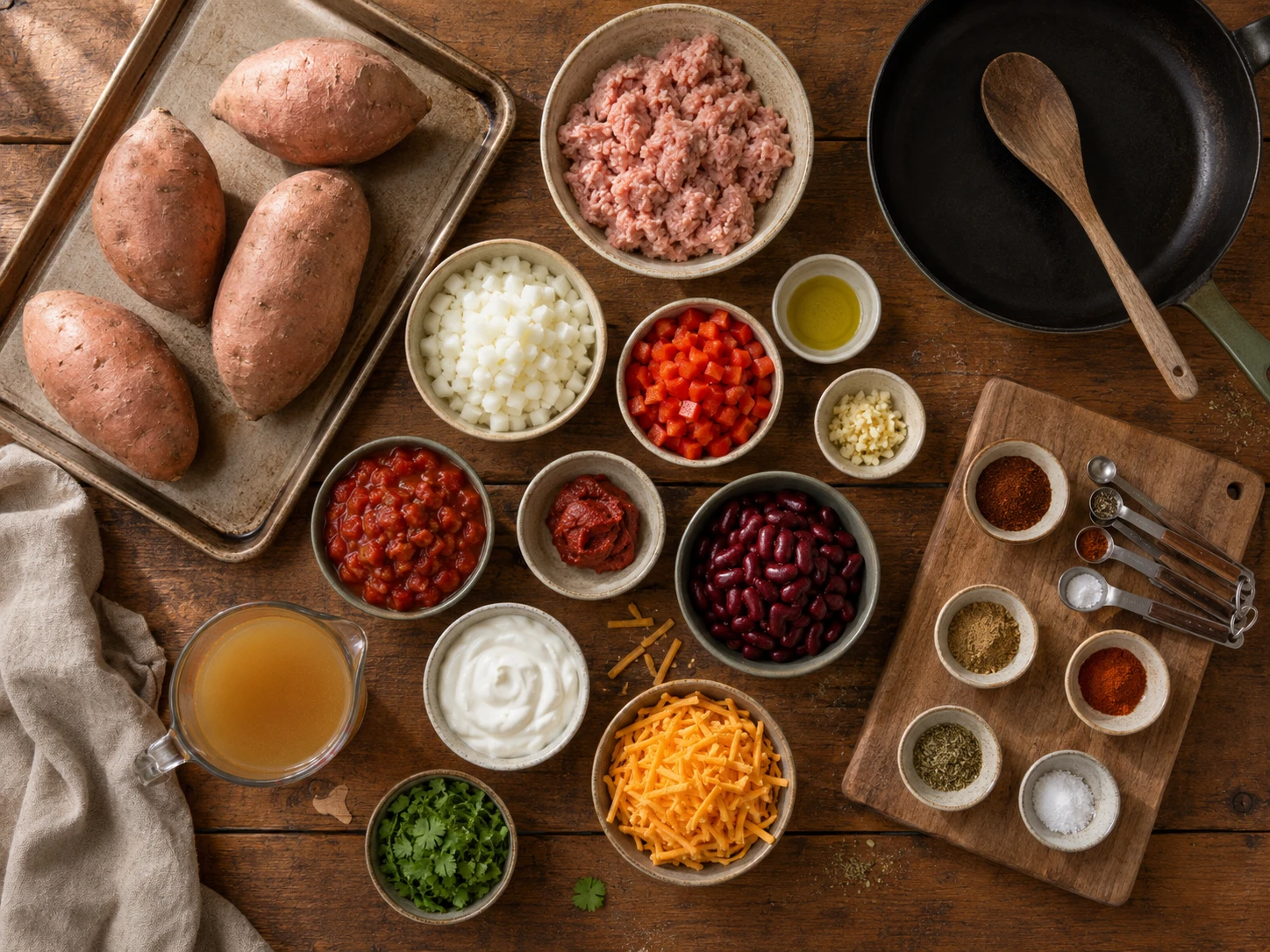 Turkey Chili Stuffed Sweet Potatoes extra view