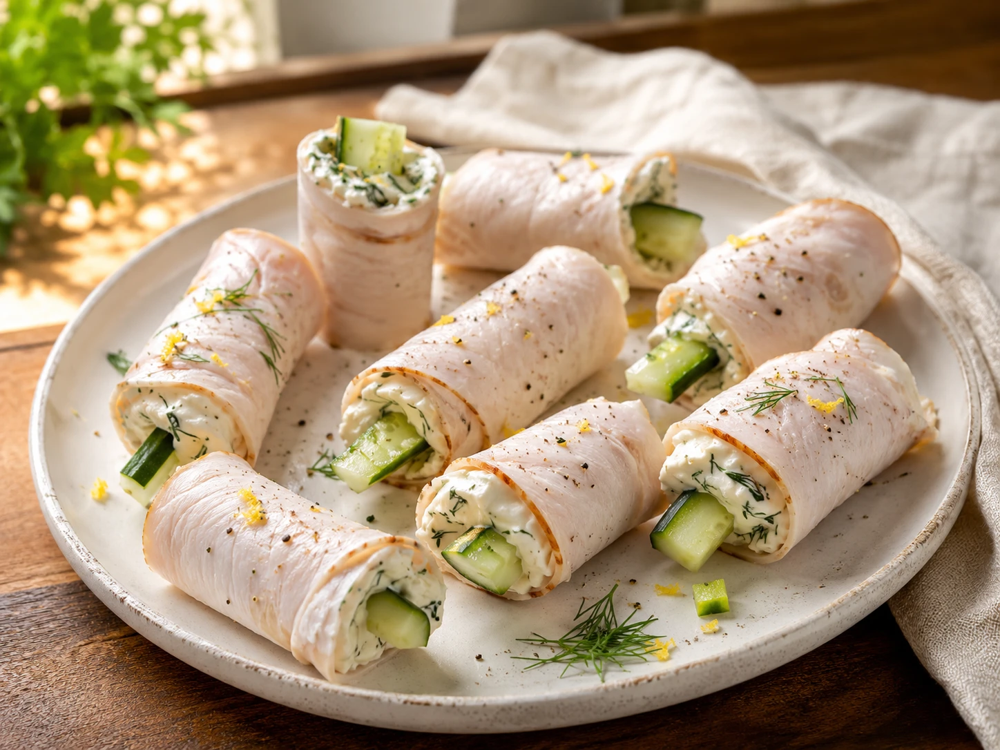 Turkey Cucumber Roll Ups