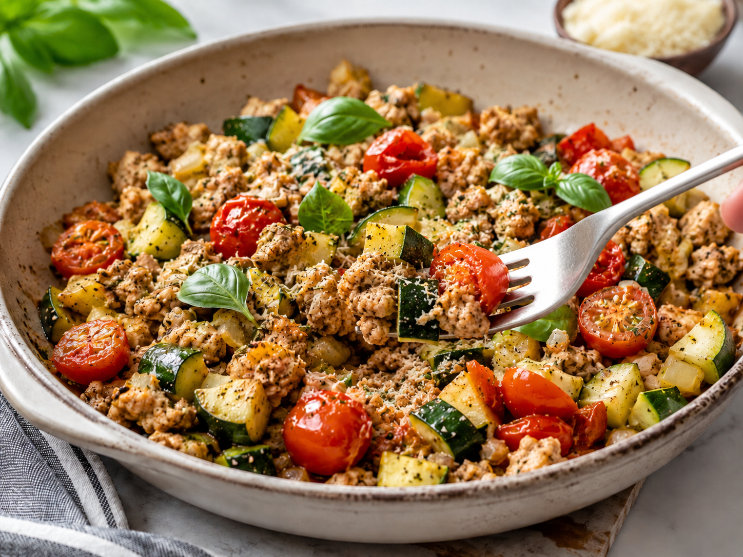 Turkey Zucchini Skillet