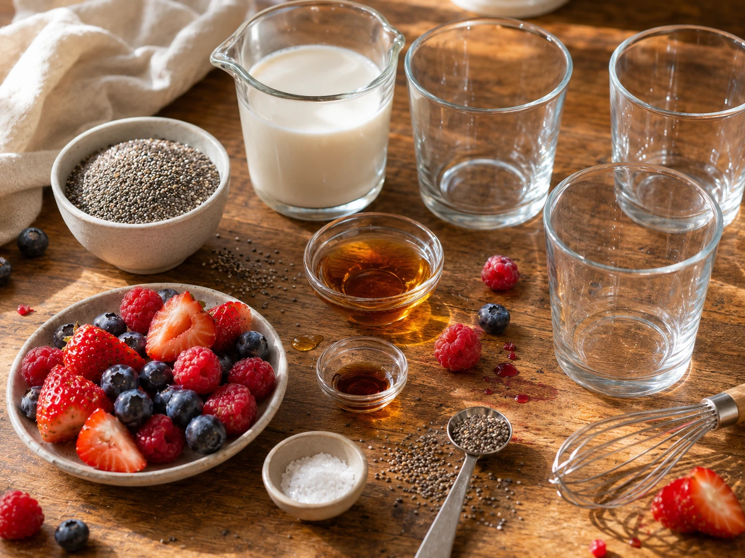 Vanilla Berry Chia Pudding Cups extra view