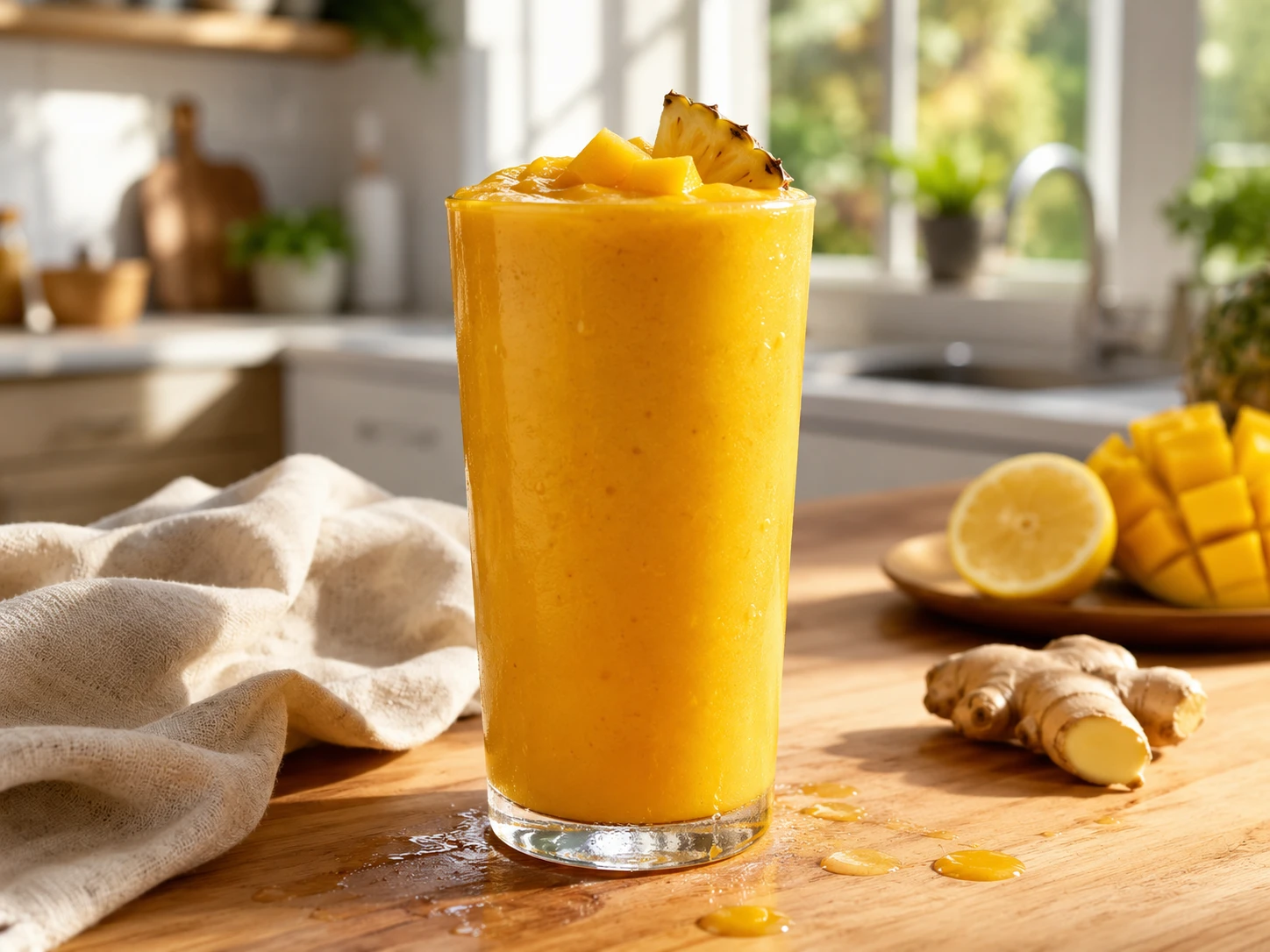 Mango Pineapple Detox Smoothie