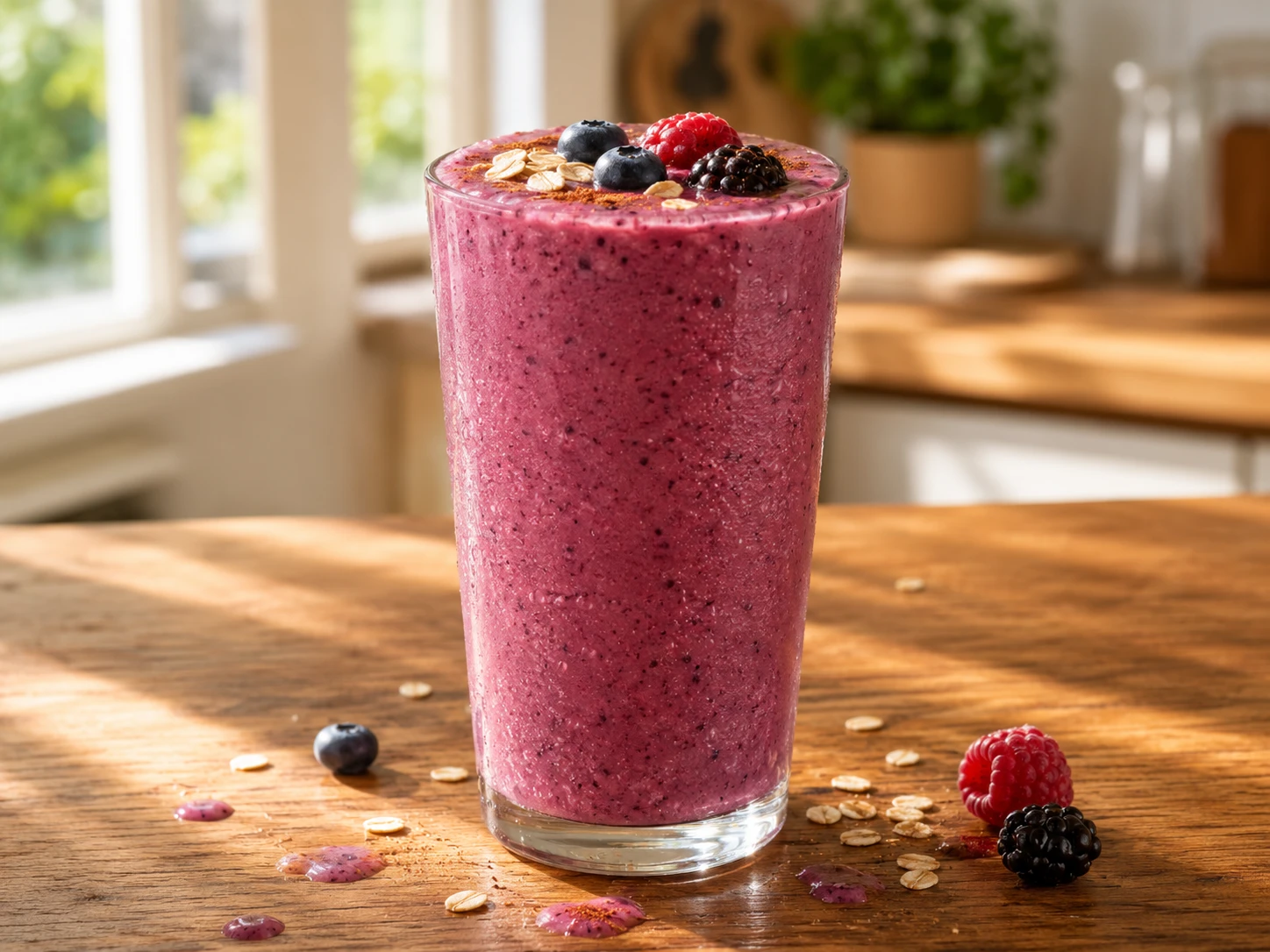 Mixed Berry Oat Breakfast