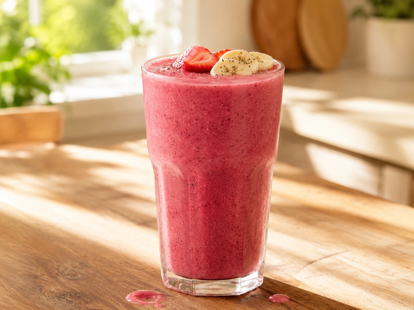 Strawberry Chia Glow