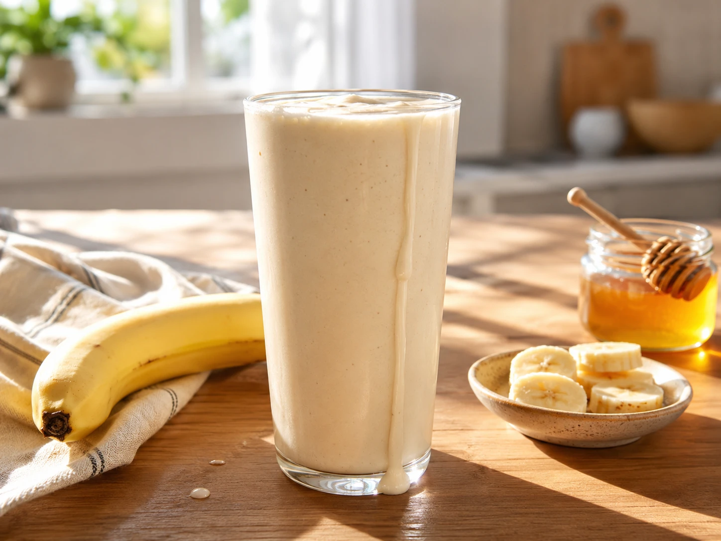 Vanilla Banana Milkshake