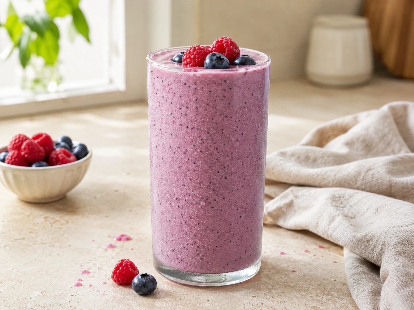 Vanilla Berry Keto Smoothie